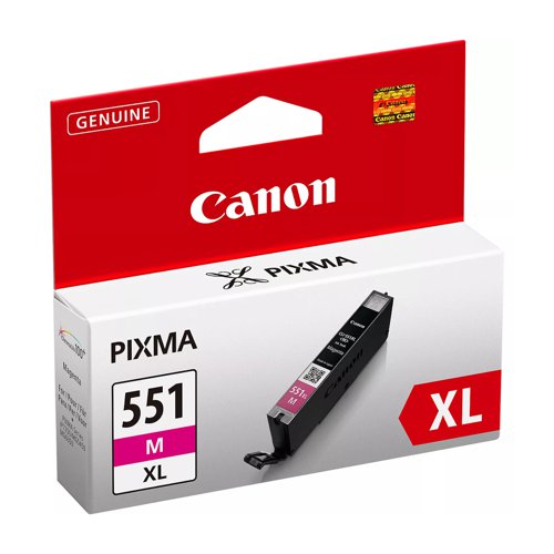 Canon No.551 Inkjet Cartridge High Capacity Magenta CLI-551XLM 6445B001