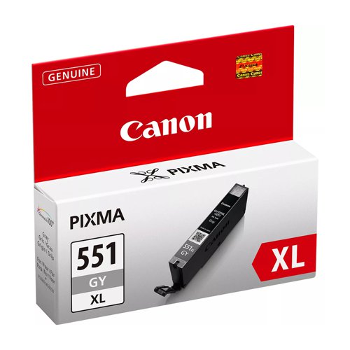 Canon No.551 Inkjet Cartridge High Capacity Grey CLI-551XLGY 6447B001