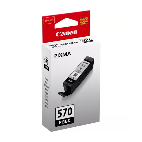 Canon No.570 Inkjet Cartridge Black PGI-570PGBK 0372C001