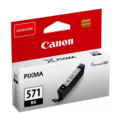 Canon No.571 Inkjet Cartridge Black CLI-571BK 0385C001