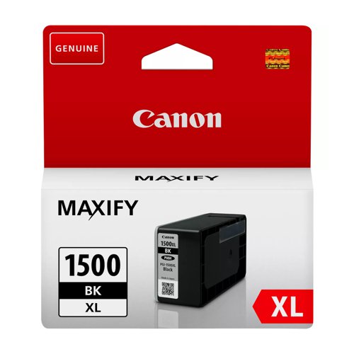 Canon No.1500 Inkjet Cartridge High Capacity Black PGI1500XLBK 9182B001