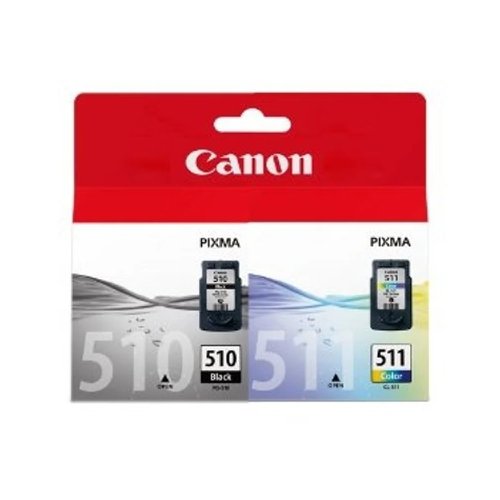 Canon No.510/511 Inkjet Cartridge Black/Cyan/Magenta/Yellow Value Pack PG-510/CL-511 2970B010
