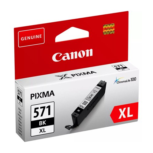 Canon No.571 Inkjet Cartridge High Capacity Black CLI-571XLBK 0331C001
