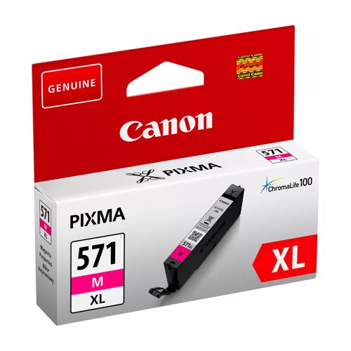 Canon No.571 Inkjet Cartridge High Capacity Magenta CLI-571XLM 0333C001