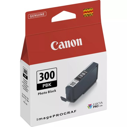 Canon No.300 Inkjet Cartridge Photo Black PFI-300PBK 4193C001