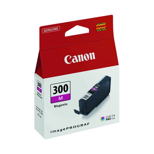 Canon No.300 Inkjet Cartridge Magenta PFI-300M 4195C001