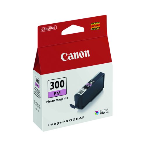 Canon No.300 Inkjet Cartridge Photo Magenta PFI-300PM 4198C001