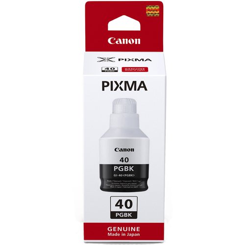 Canon GI-40 Ink Bottle Pigment Black 140ml GI-40PGBK 3385C001