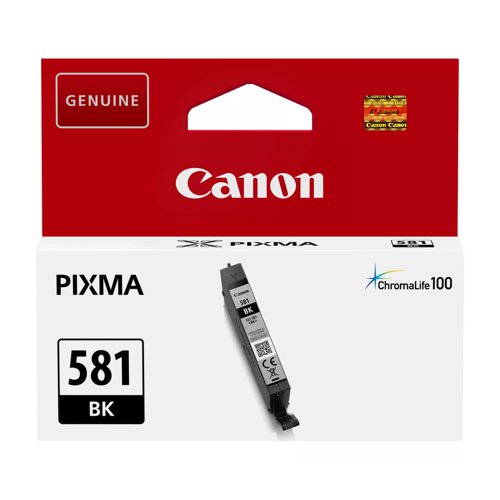 Canon No.581 Inkjet Cartridge Black CLI-581BK 2106C001