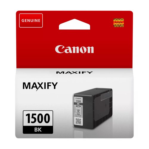 Canon No.1500 Inkjet Cartridge Black PGI-1500BK 9218B001