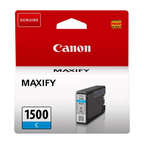 Canon No.1500 Inkjet Cartridge Cyan PGI-1500C 9229B001