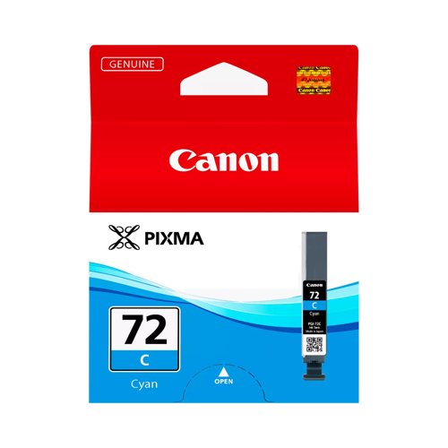 Canon No.72 Inkjet Cartridge Cyan PGI-72C 6404B001