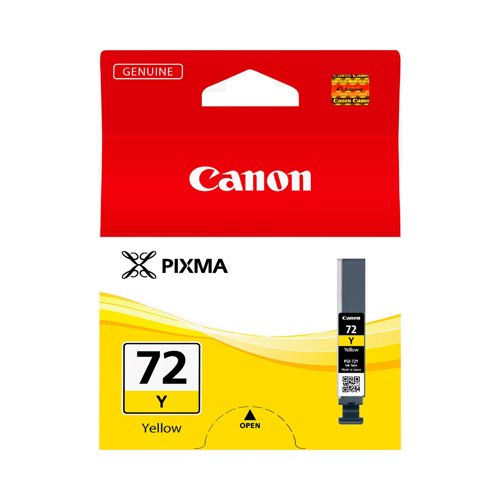 Canon No.72 Inkjet Cartridge Yellow PGI-72Y 6406B001