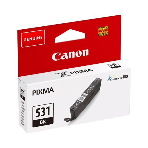Canon No.531 Inkjet Cartridge Black CLI-531BK 6118C001