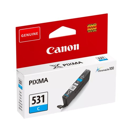 Canon No.531 Inkjet Cartridge Cyan CLI-531C 6119C001