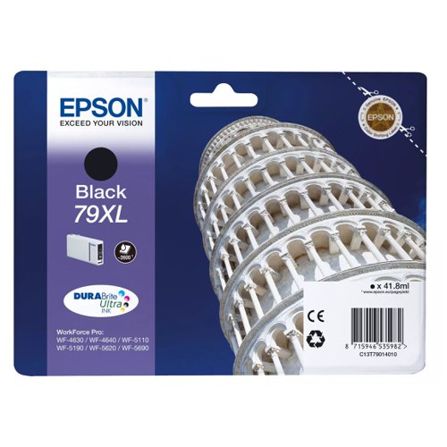 Epson No.79XL Inkjet Cartridge High Capacity Black T79014010