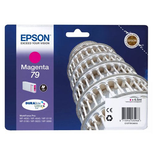 Epson No.79 Inkjet Cartridge Magenta T7913401