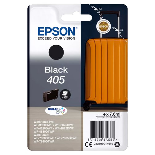 Epson No.405 Inkjet Cartridge Black T05G14010