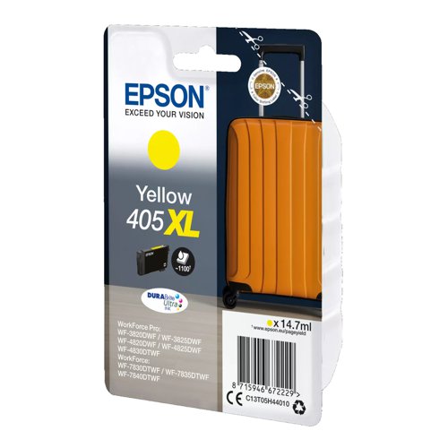 Epson No.405XL Inkjet Cartridge High Capacity Yellow T05H44010