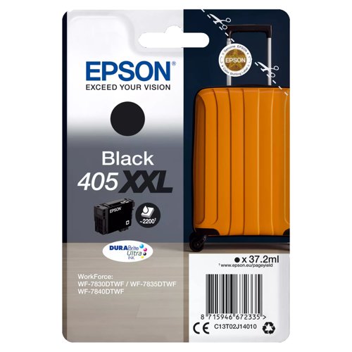 Epson No.405XXL Cartridge Extra High Capacity Black T02J14010