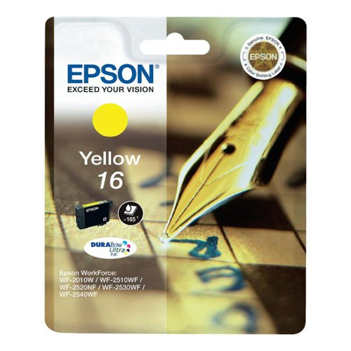 Epson No.16 Inkjet Cartridge Yellow T16244010
