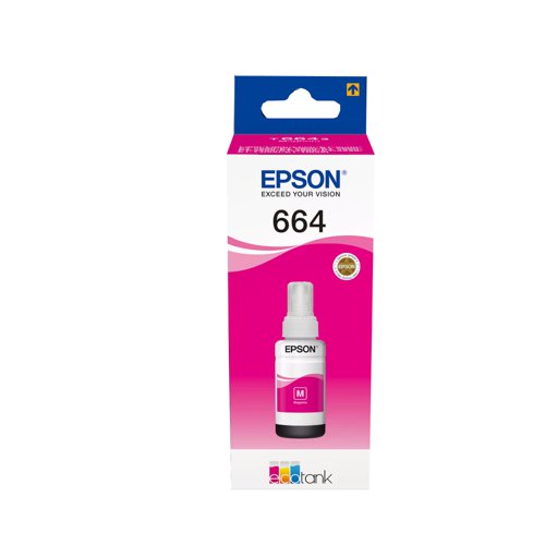 Epson No.664 EcoTank Ink Bottle Magenta 70ml T664340