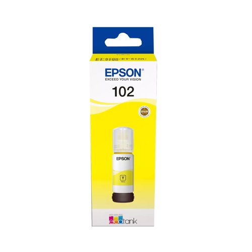 Epson No.102 EcoTank Ink Bottle Yellow 70ml T03R440