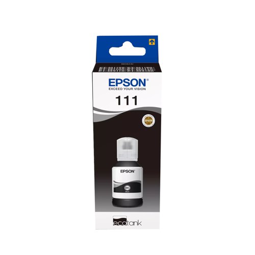 Epson No.111 EcoTank Ink Bottle Pigment Black 127ml T03M140