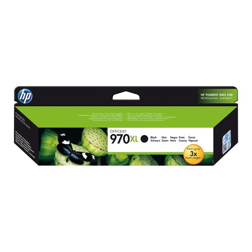 HP No.970XL Inkjet Cartridge High Capacity Black CN625AE
