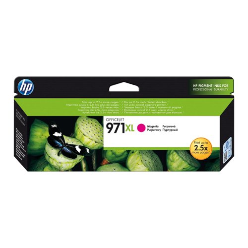 HP No.971XL Inkjet Cartridge High Capacity Magenta CN627AE