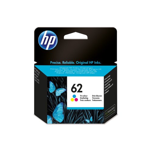 HP No.62 Inkjet Cartridge Tri-Colour C2P06AE