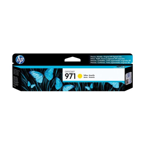 HP No.971 Inkjet Cartridge Yellow CN624AE