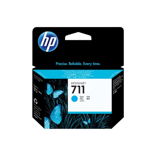 HP No.711 Inkjet Cartridge Cyan CZ130A