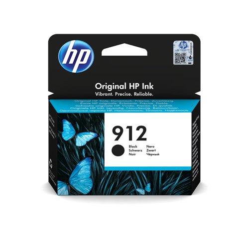 HP No.912 Inkjet Cartridge Black 3YL80AE