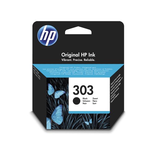 HP No.303 Inkjet Cartridge Black T6N02AE