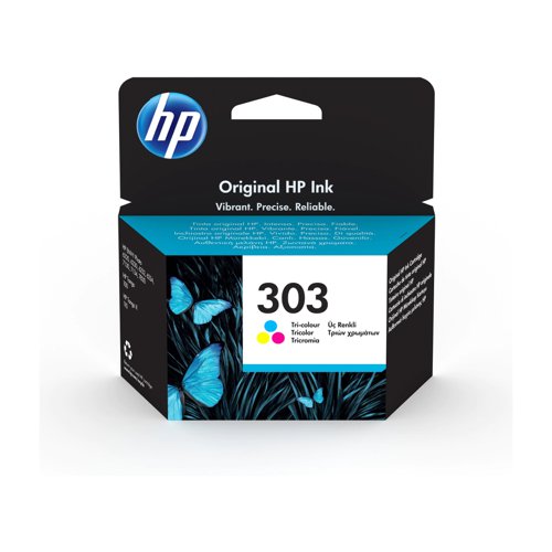 HP No.303 Inkjet Cartridge Tri-Colour T6N01AE