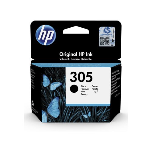 HP No.305 Inkjet Cartridge Black 3YM61AE