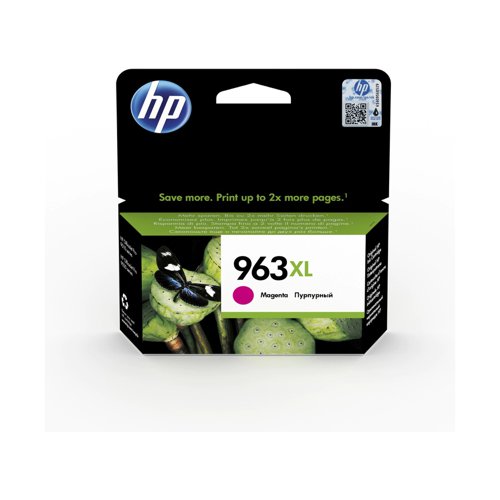 HP No.963XL Inkjet Cartridge High Capacity Magenta 3JA28AE