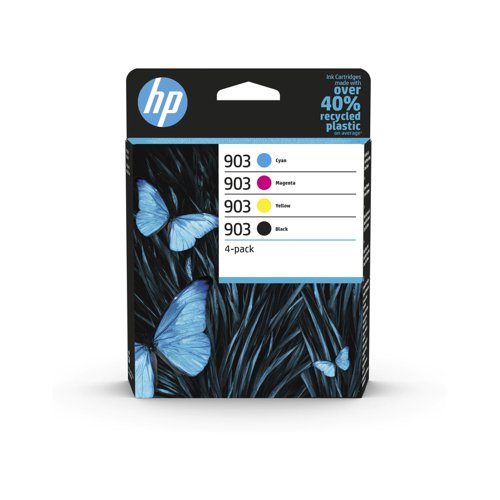 HP No.903 Inkjet Cartridge Black/Cyan/Magenta/Yellow Value Pack 6ZC73AE