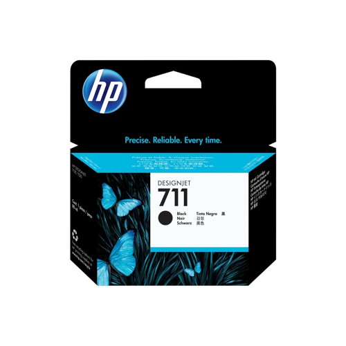 HP No.711 Inkjet Cartridge High Capacity Black CZ133A