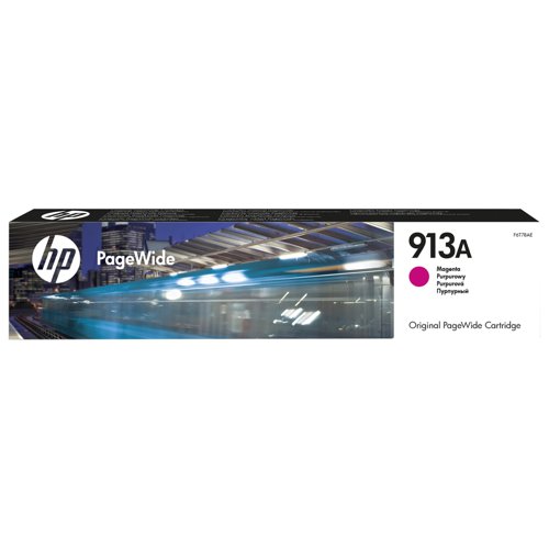 HP No.913A PageWide Inkjet Cartridge Magenta F6T78AE