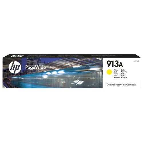 HP No.913A PageWide Inkjet Cartridge Yellow F6T79AE