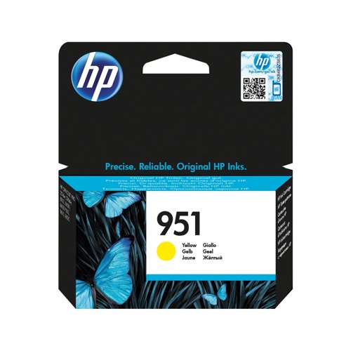 HP No.951 Inkjet Cartridge Yellow CN052AE