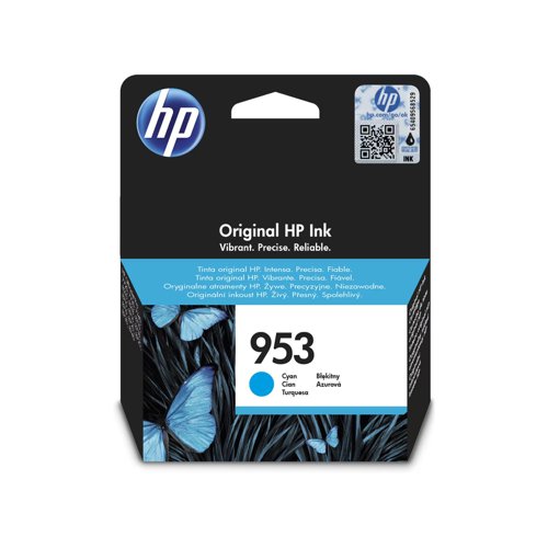 HP No.953 Inkjet Cartridge Cyan F6U12AE