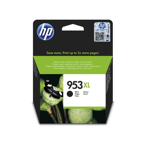 HP No.953XL Inkjet Cartridge High Capacity Black L0S70AE