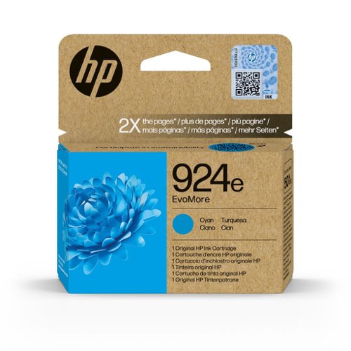 HP No.924e EvoMore Inkjet Cartridge High Capacity Cyan 4K0U7NE