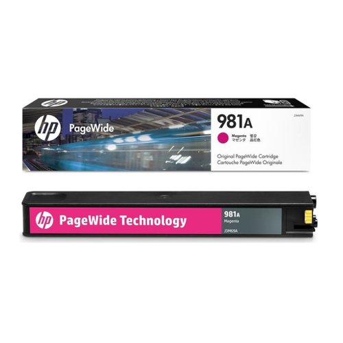 HP No.981A PageWide Inkjet Cartridge Magenta J3M69A
