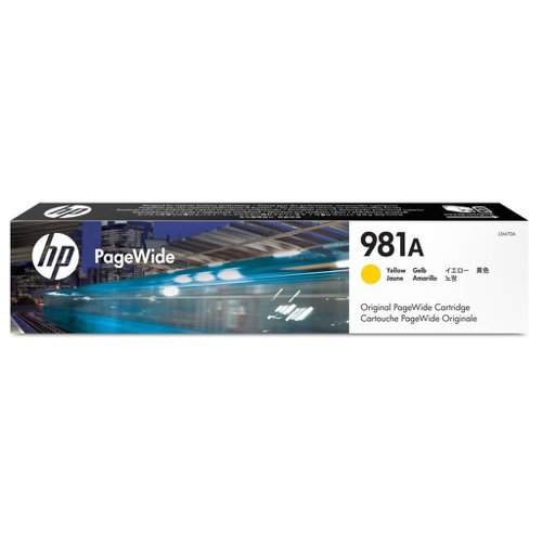 HP No.981A PageWide Inkjet Cartridge Yellow J3M70A