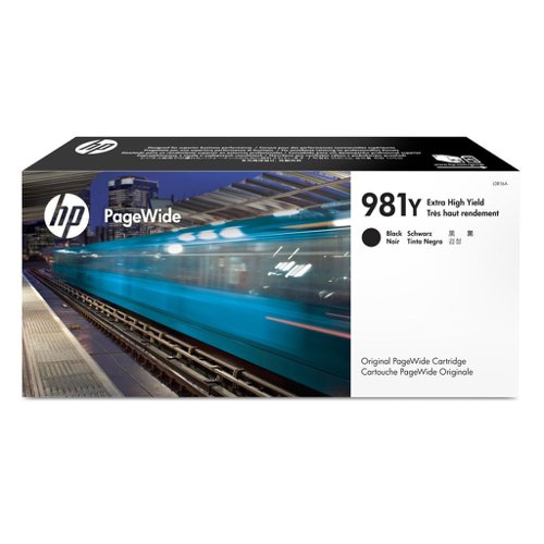 HP No.981Y PageWide Inkjet Cart Extra High Capacity Black L0R16A