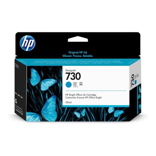 HP No.730 Inkjet Cartridge Cyan 130ml P2V62A